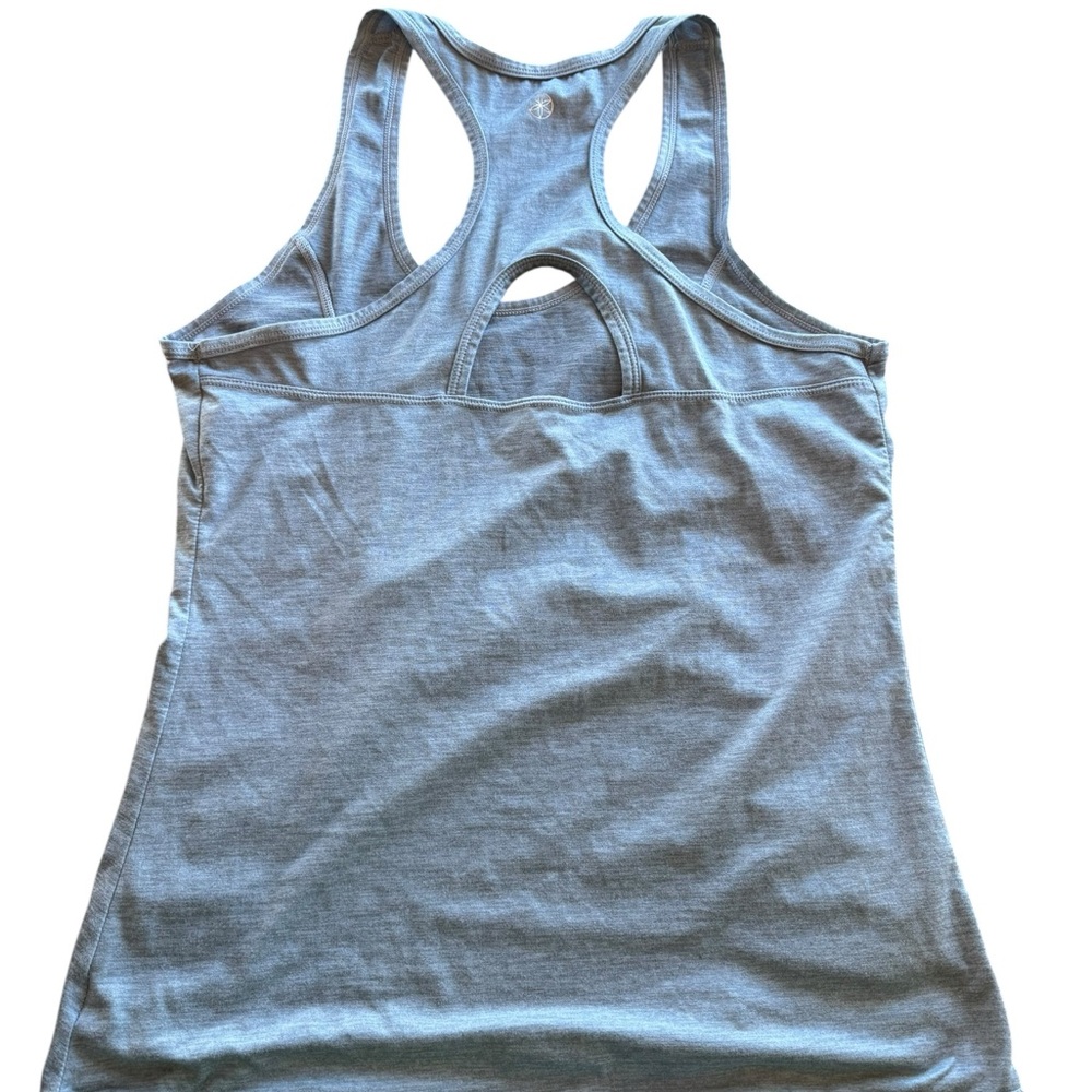 GAIAM Cream and Pink‎ Sleeveless Tank Top - Picture 2 of 6